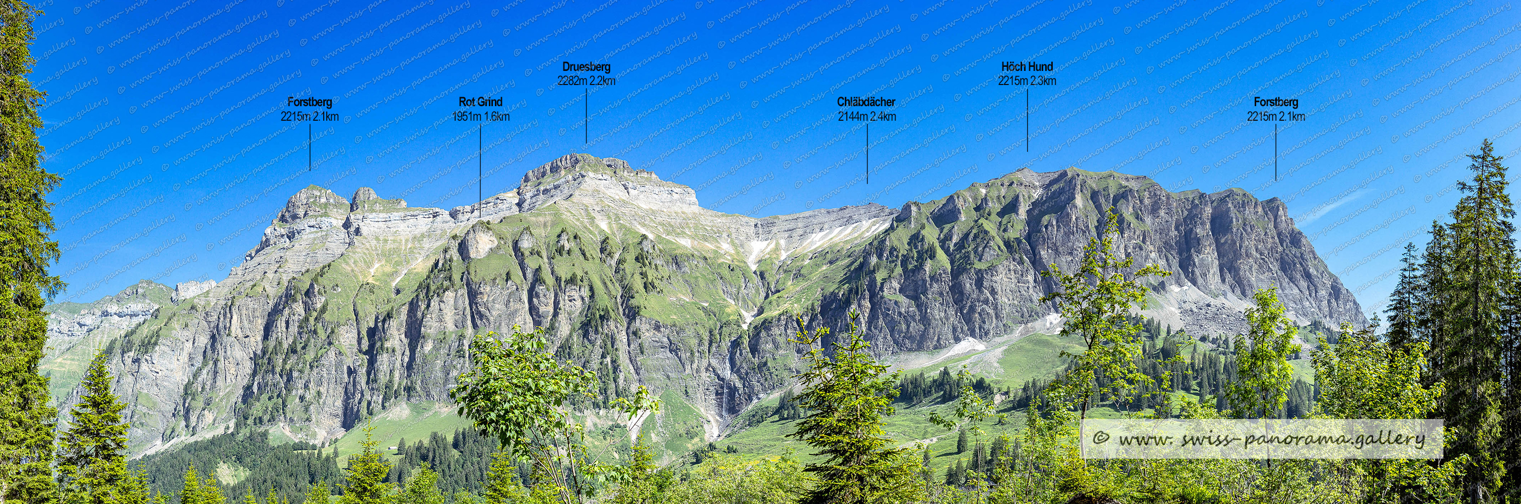 swiss panorama gallery Alpenpanorama Panorama Pragelpass Pragel Passstrasse swiss panorama.gallery mountain panorama Switzerland, Höch Hund 2215m 2.3km, Chlabdächer 2144m 2.4km, Druesberg 2282m 2.2km, Miserenstock 2199m 2.5km, Forstberg 2215m 2.1km, Rot Grind 1951m 1.6km, , Fläschenspitz 2073m 3.7km, Forstberg 2215m 3.3km, Druesberg, Höch Hund 2215m 1.8km, Wänifirst 2004m 4.9km, Miserenstock 2199m 1.2km